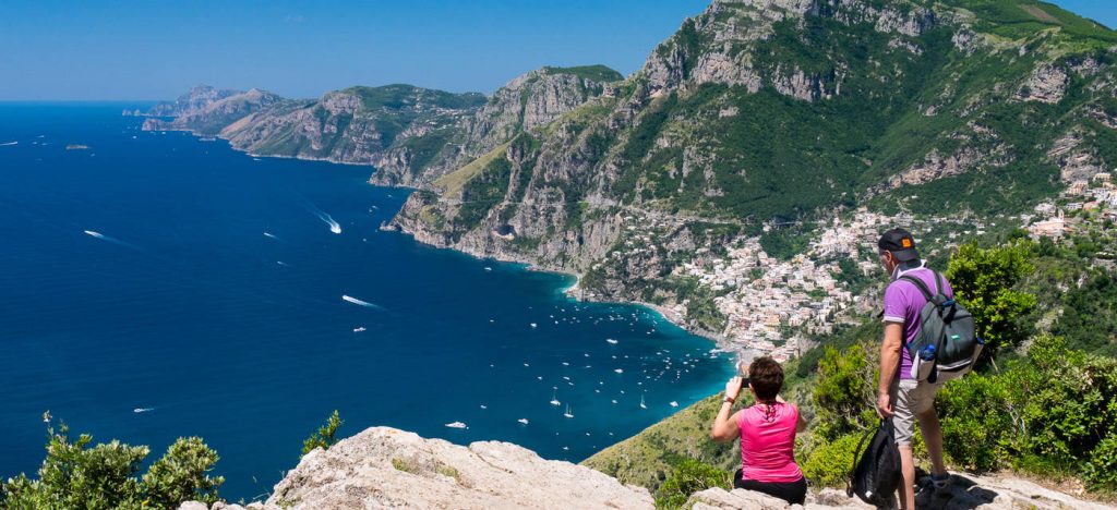 Hike the Path of the gods to Positano on the Amalfi Coast!